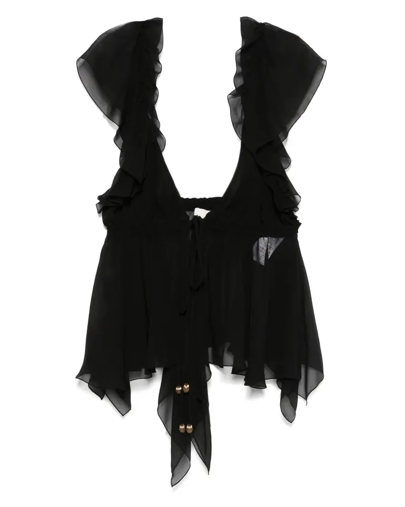 Chloé Bluse aus Seide - Schwarz Schwarz