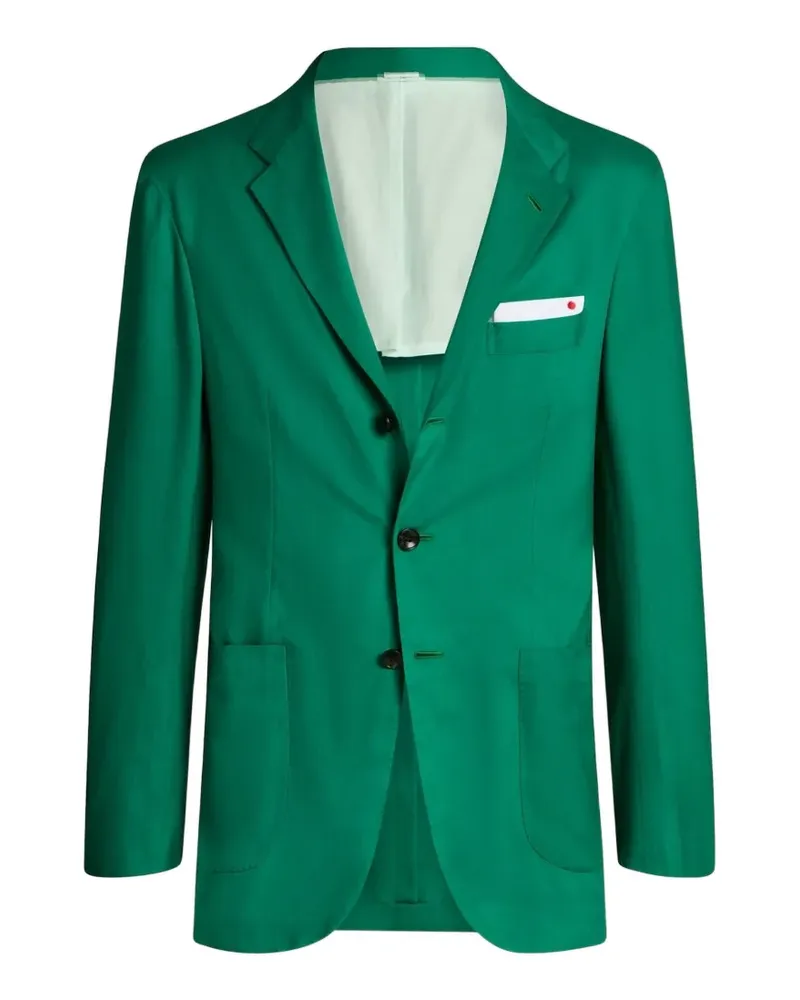 Kiton Einreihiges Sakko - Grün Grün