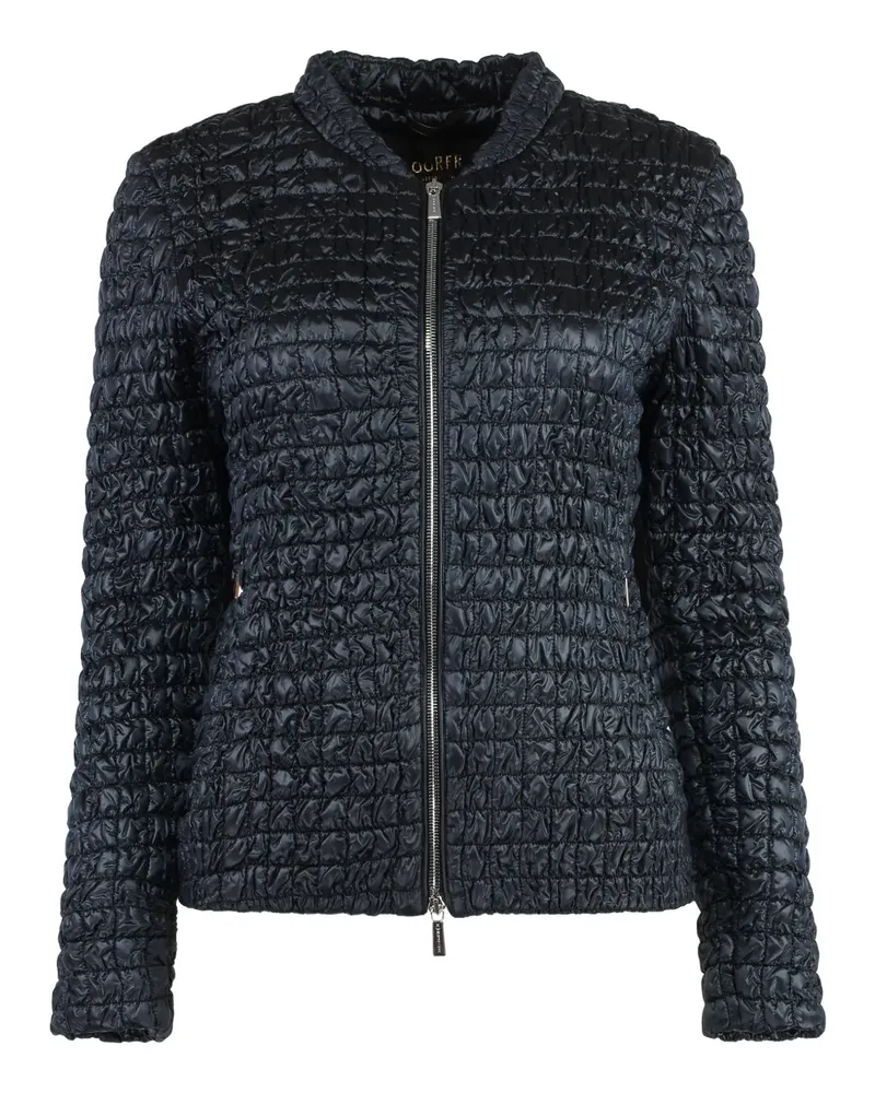 MOORER Anusca Steppjacke mit Reißverschluss - Blau Blau