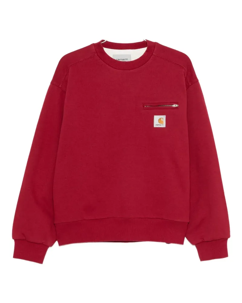Carhartt WIP Detroit logo-appliqué sweatshirt - Rot Rot