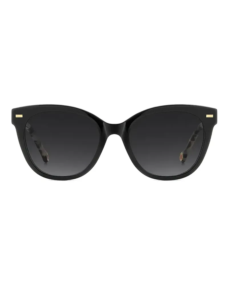 Carolina Herrera New York tortoiseshell-effect cat-eye sunglasses - Schwarz Schwarz