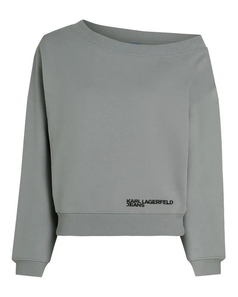 Karl Lagerfeld Sweatshirt mit Logo-Print - Grau Grau