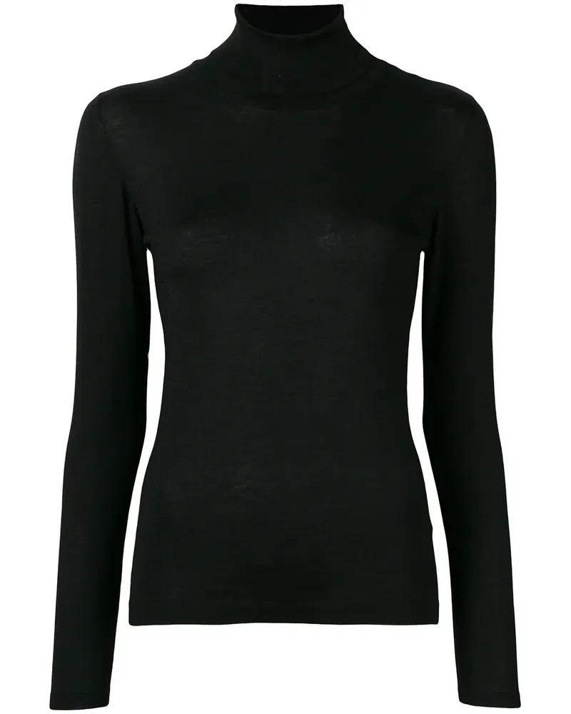 Brunello Cucinelli Kaschmirpullover mit Rollkragen - Schwarz Schwarz
