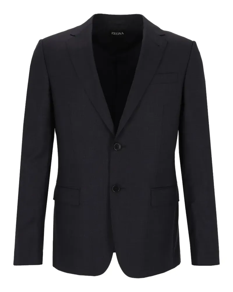Ermenegildo Zegna single-breasted wool suit - Schwarz Schwarz