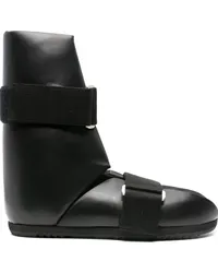 Rick Owens Splint Stiefel mit offener Kappe Schwarz