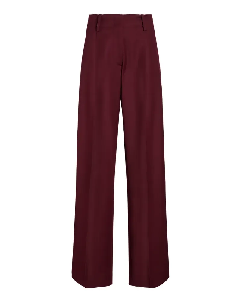 Proenza Schouler Halima pants in wool gabardine - Rot Rot