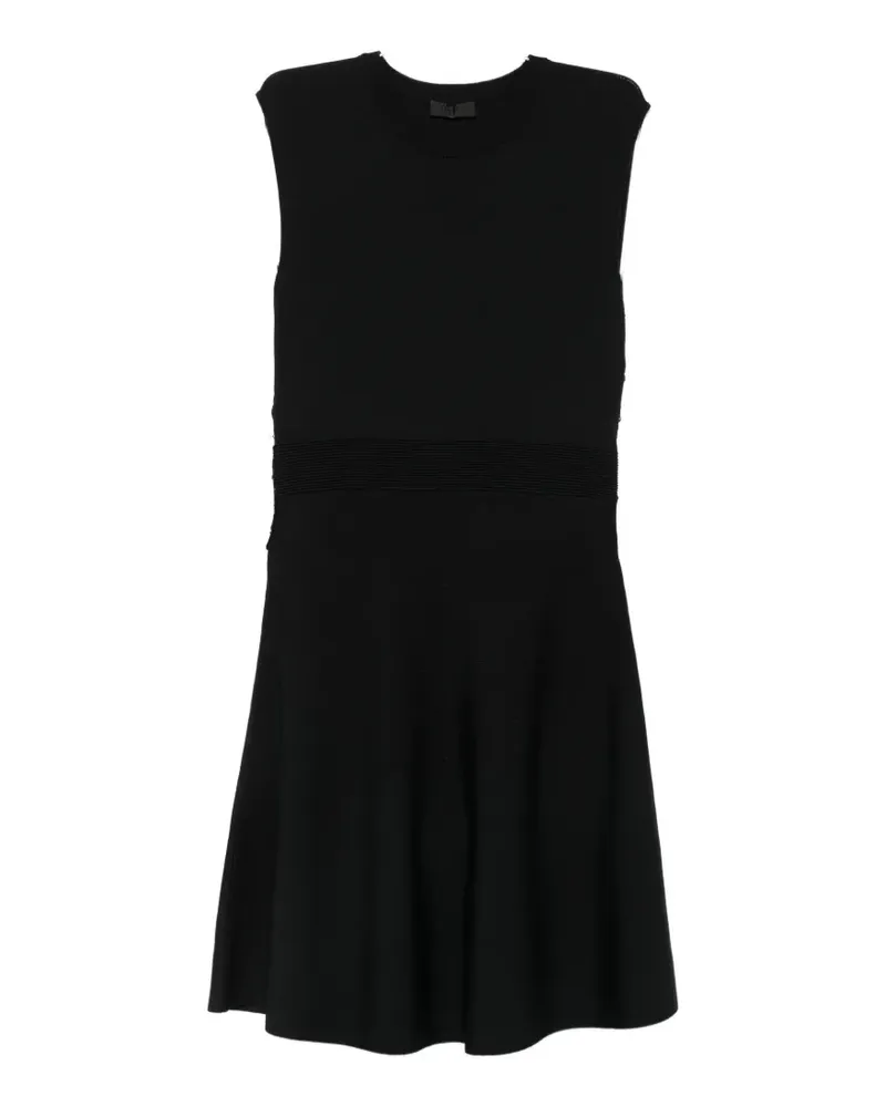Liu Jo lace-insert sleeveless mini dress - Schwarz Schwarz