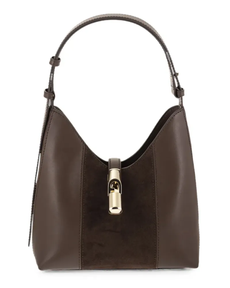 Furla Goccia S Schultertasche - Braun Braun