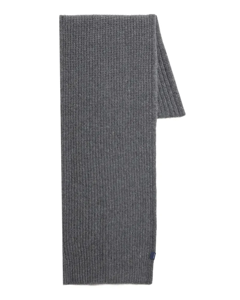 Woolrich Gerippter Strickschal - Grau Grau
