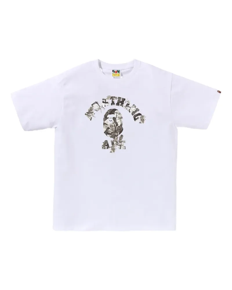 BAPE Ape Head logo-print T-shirt - Weiß Weiß