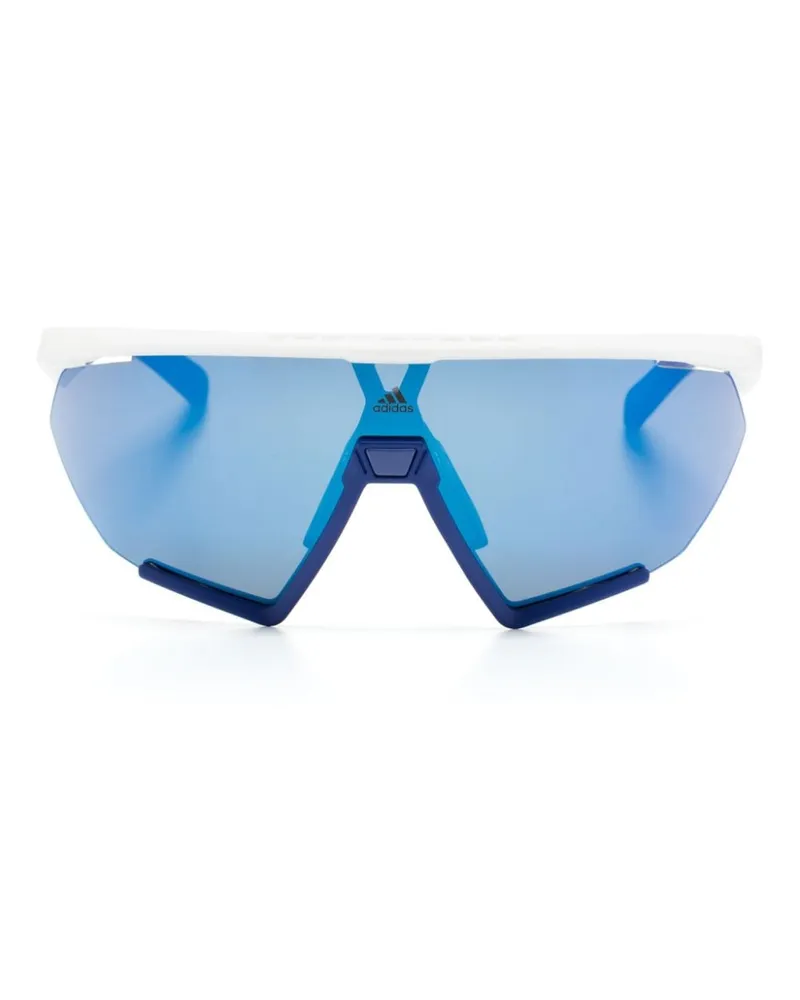 adidas SP0071 Sonnenbrille mit geometrischen Gestell - Blau Blau