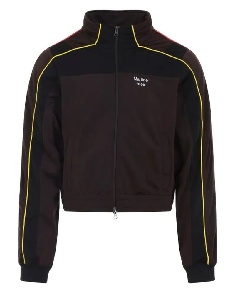 Martine Rose Sportjacke mit Kontrasteinsätzen - Schwarz Schwarz
