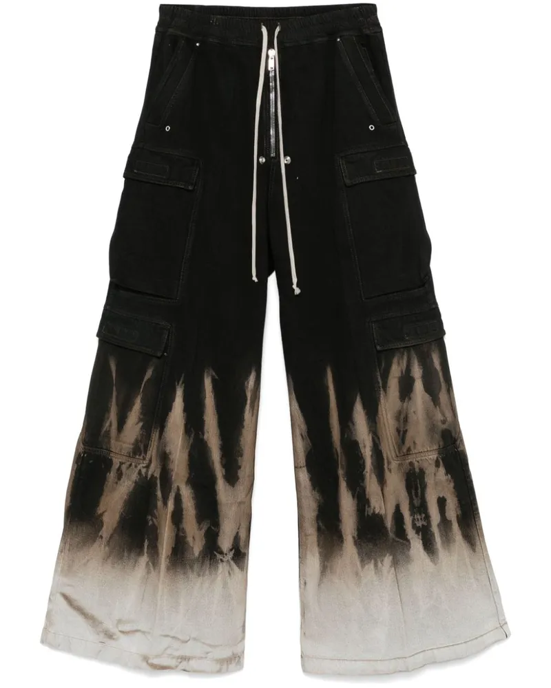 DRKSHDW by Rick Owens Double Cargo Jumbo Belas Jeans - Schwarz Schwarz