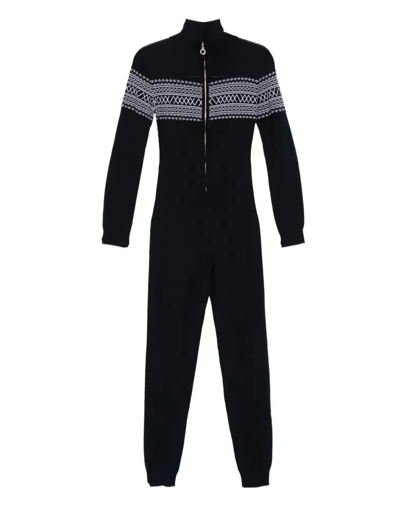 WE NORWEGIANS Jumpsuit mit Reißverschluss - Blau Blau