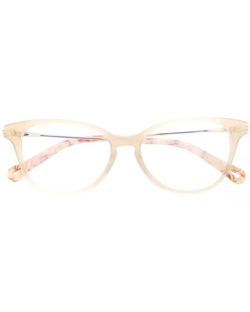 Chloé Cat-Eye-Brille - Nude Nude