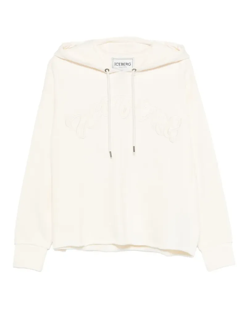 Iceberg Hoodie mit Grafik - Weiß Weiß