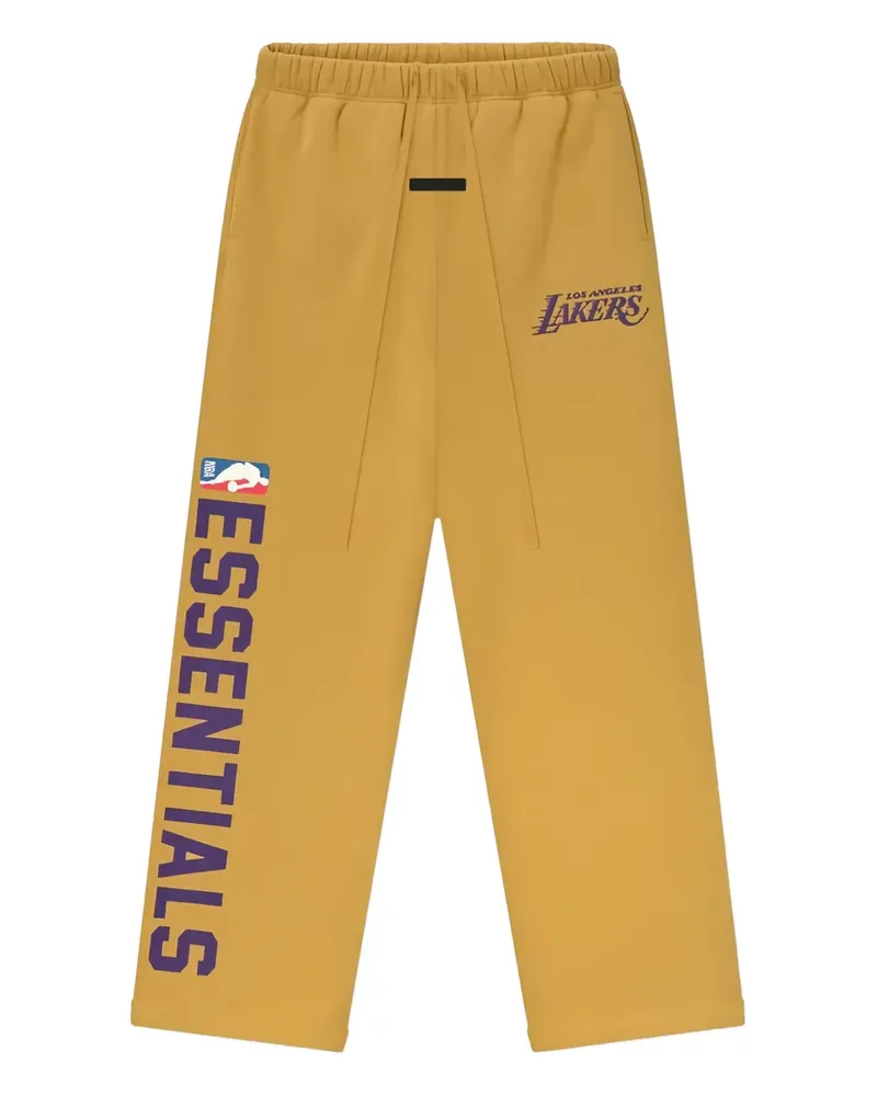 Fear of God drawstring graphic print trousers - Gelb Gelb