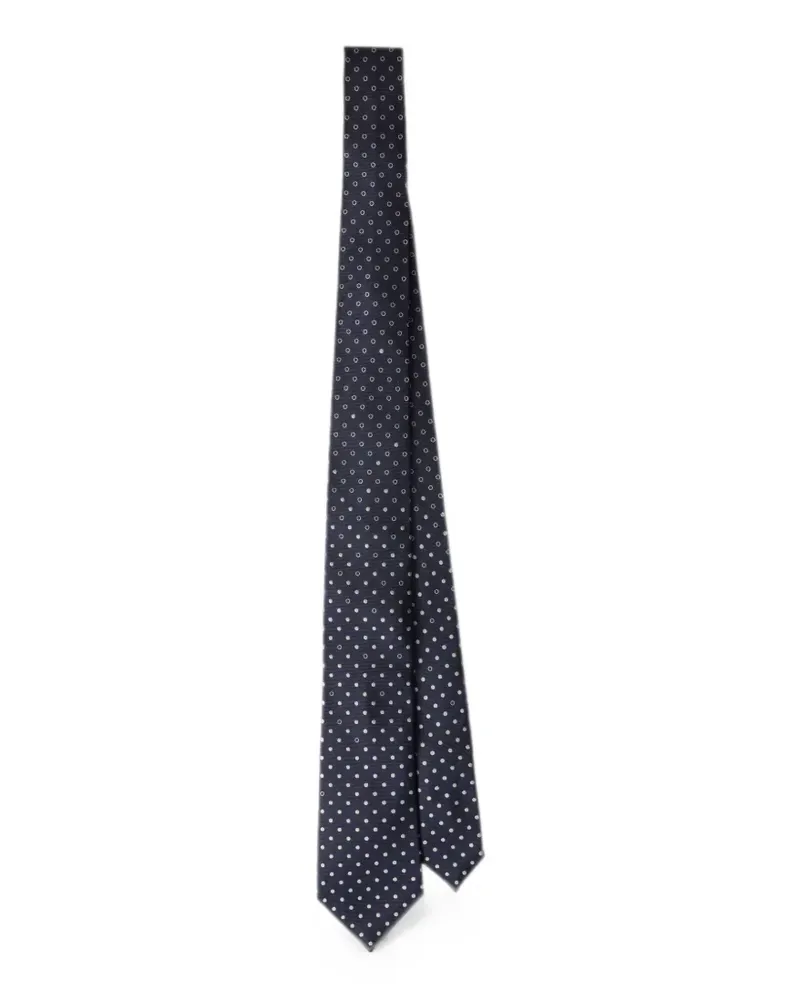 Prada silk tie - Blau Blau