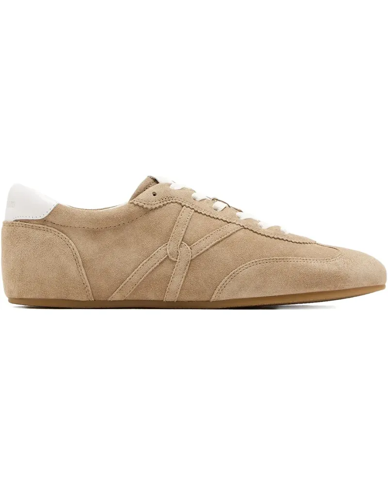 Veronica Beard Lauf-Sneakers aus Wildleder - Nude Nude