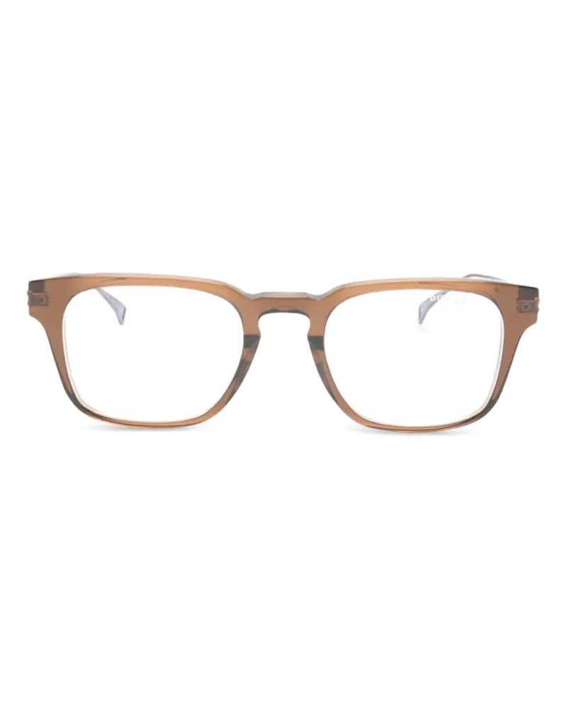 DITA Brille mit eckigem Gestell - Braun Braun