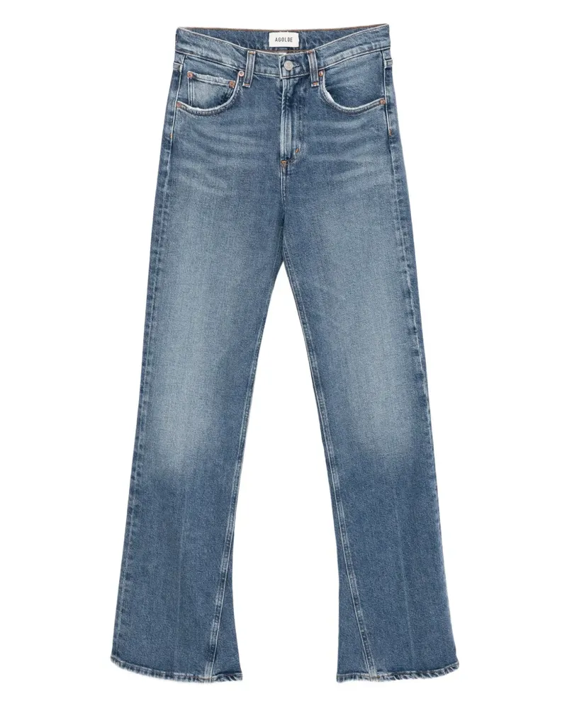 AGOLDE Kick Boot Jeans - Blau Blau