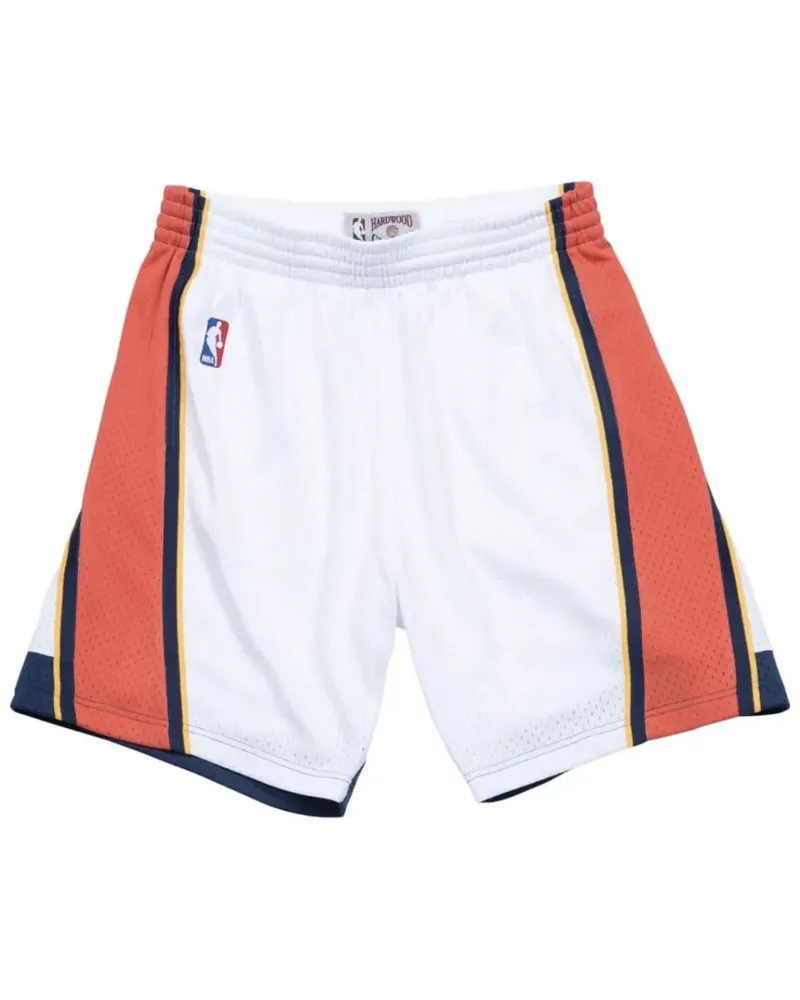 Mitchell & Ness NBA Warriors 09-10 Swingman Home Shorts - Weiß Weiß