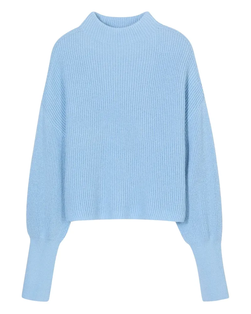 Closed Pullover mit Stehkragen - Blau Blau