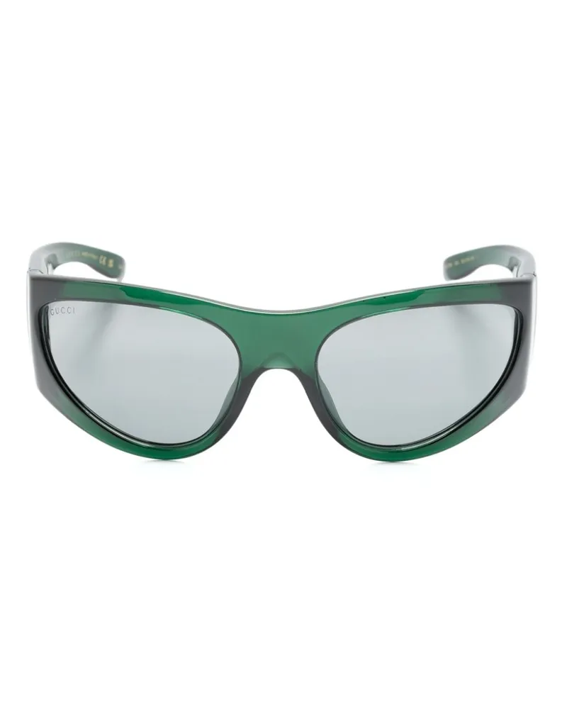 Gucci Ergonomische Sonnenbrille - Grün Grün