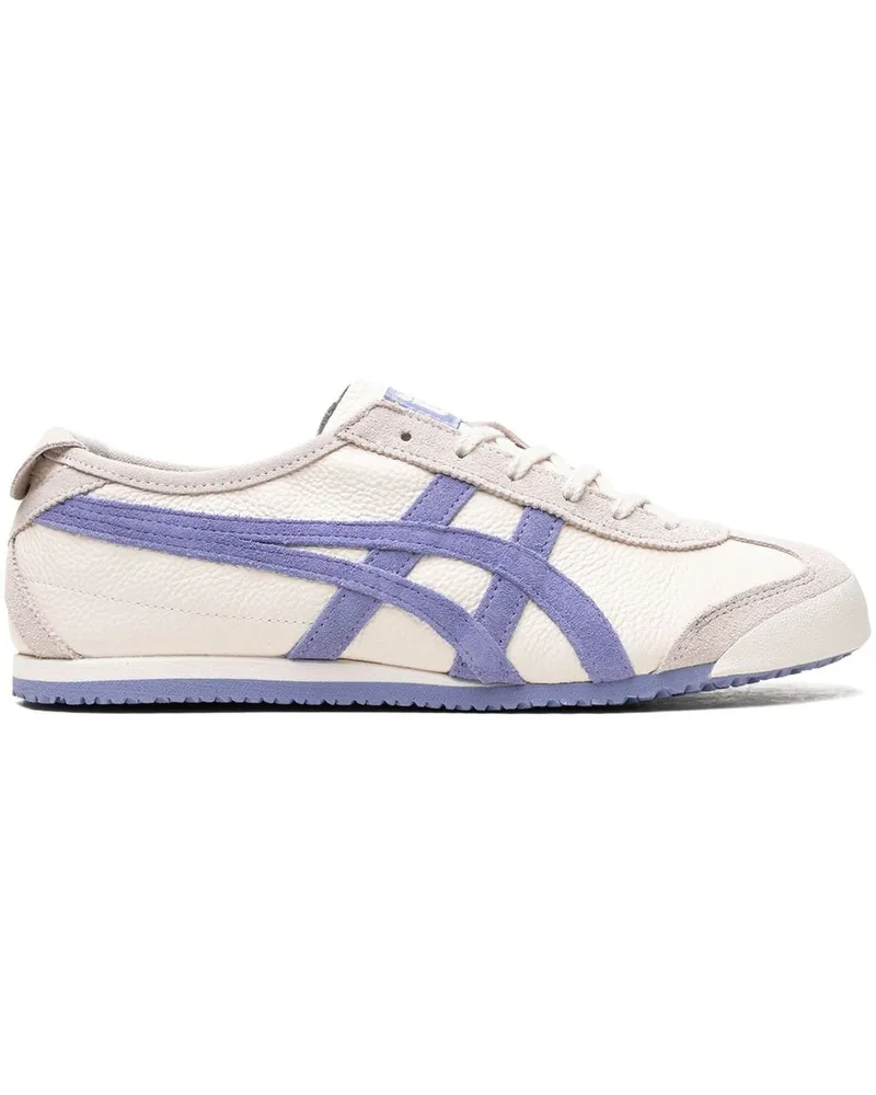 Onitsuka Tiger Mexico 66 Vintage Cream Violet Storm Sneakers Weiß