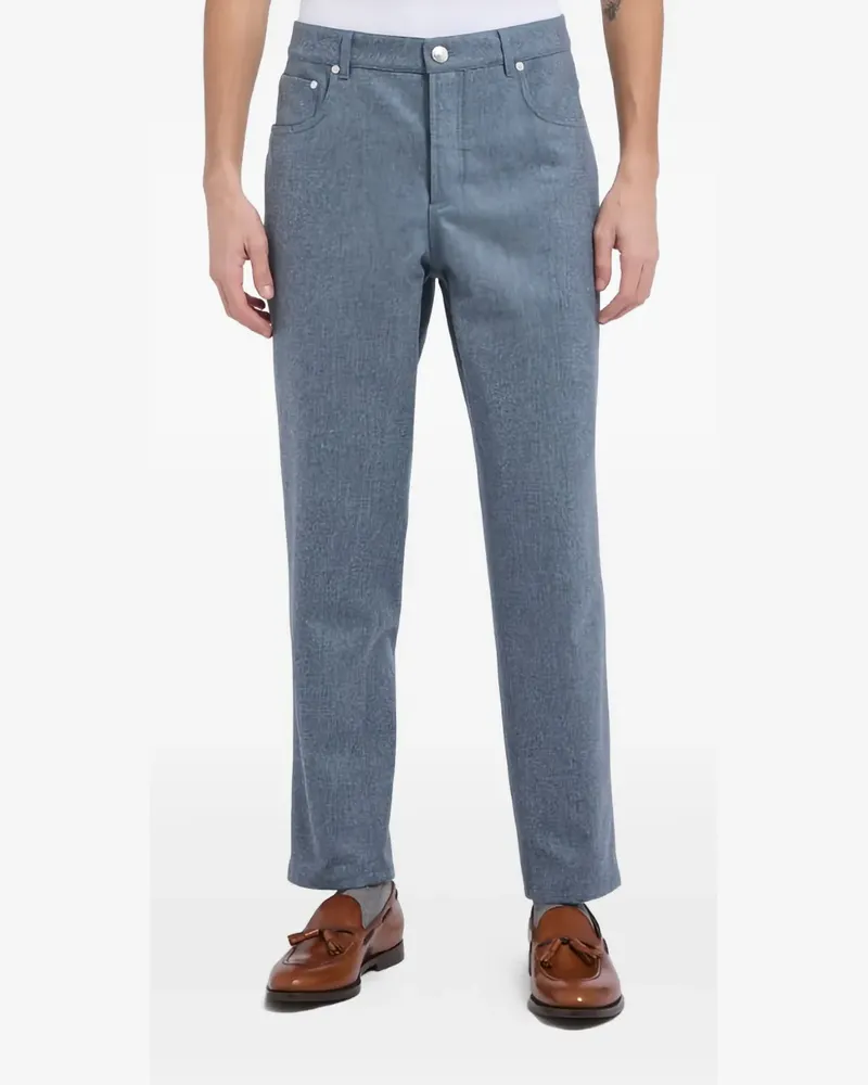 Brunello Cucinelli button-fastening trousers - Grau Grau