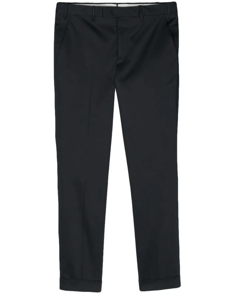 PT TORINO Halbhohe Tapered-Hose - Blau Blau