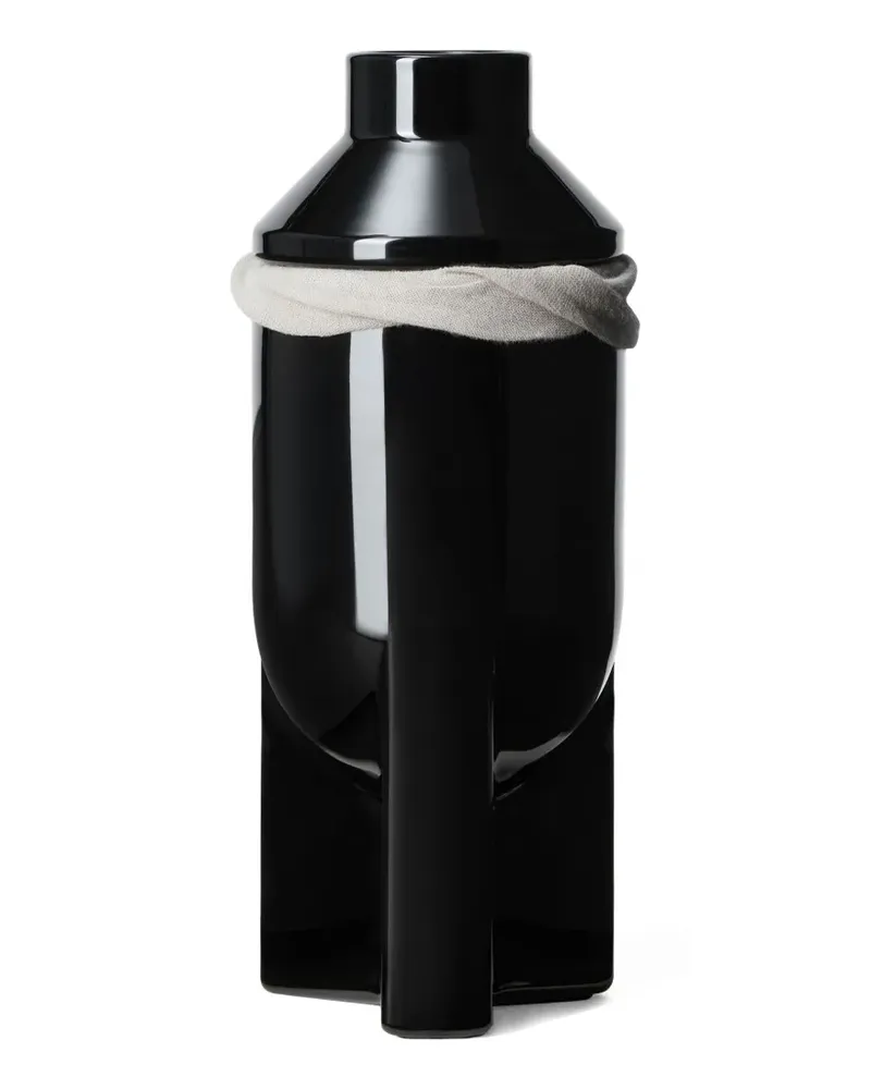 Rick Owens glass vase candle - Schwarz Schwarz