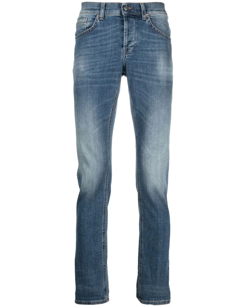 Dondup Klassische Slim-Fit-Jeans Blau