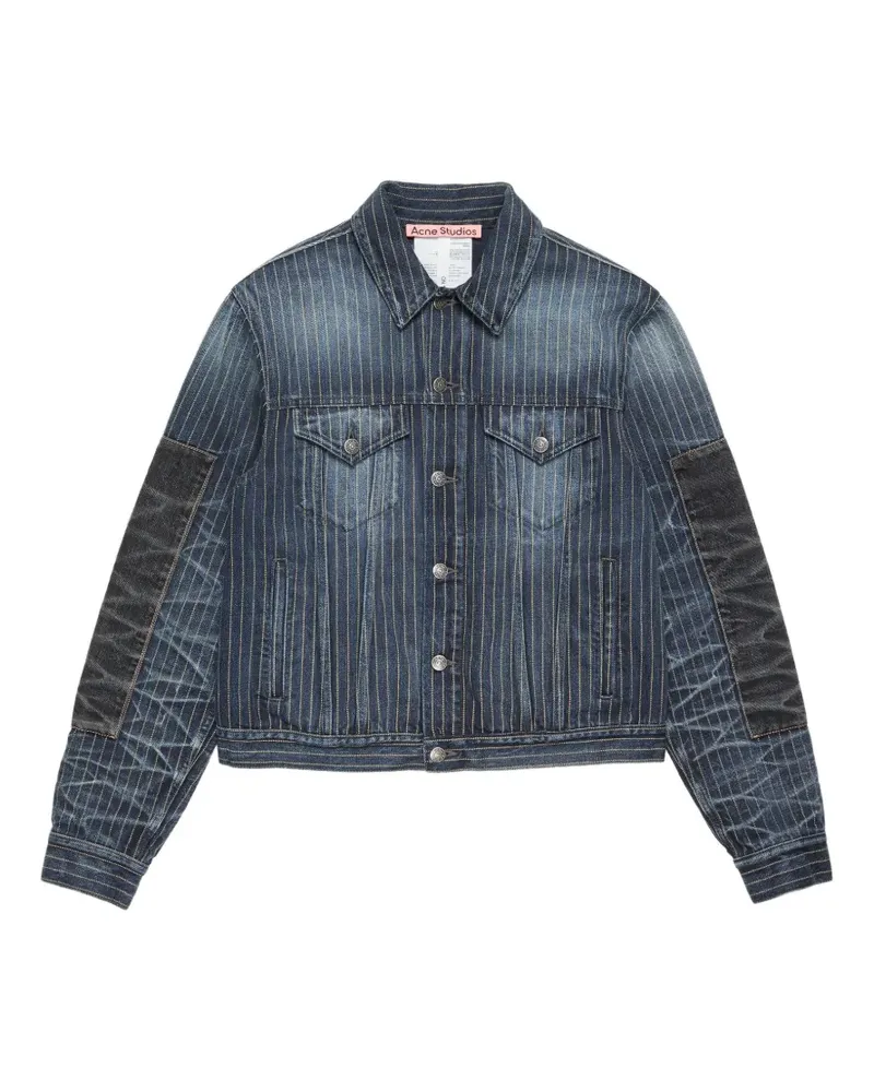 Acne Studios Jeansjacke im Patchwork-Look - Blau Blau