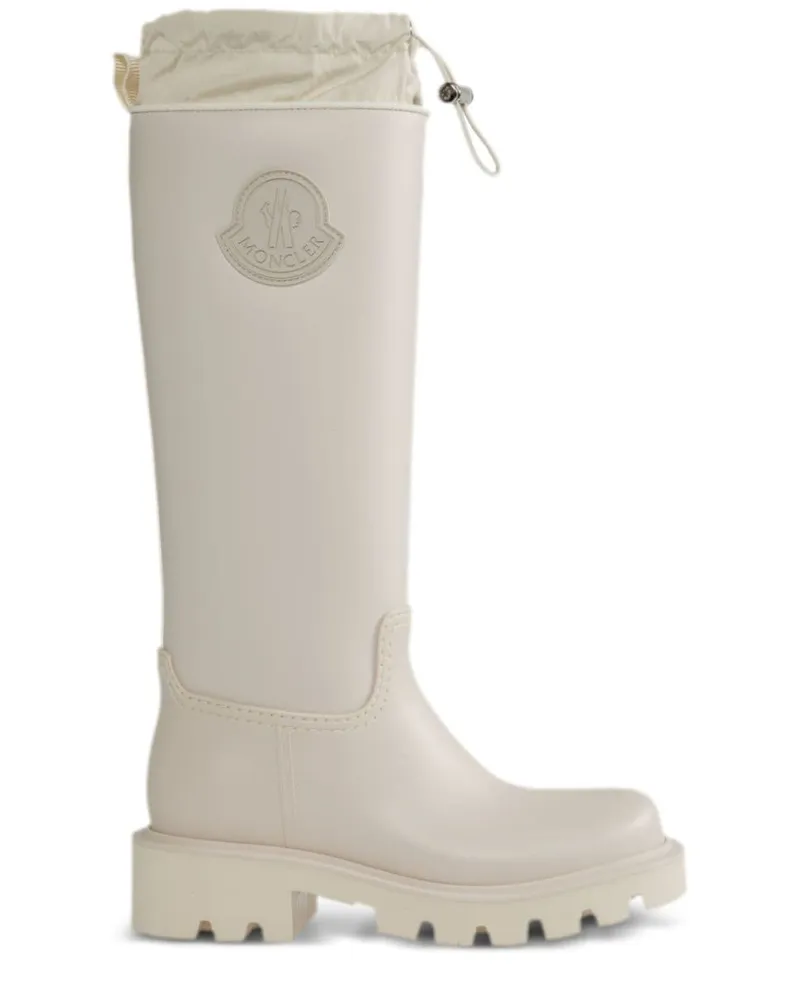 Moncler Kniehohe Kickstream Stiefel 40mm Weiß