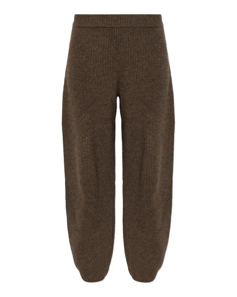 By Malene Birger Carmela Hose aus geripptem Strick - Braun Braun