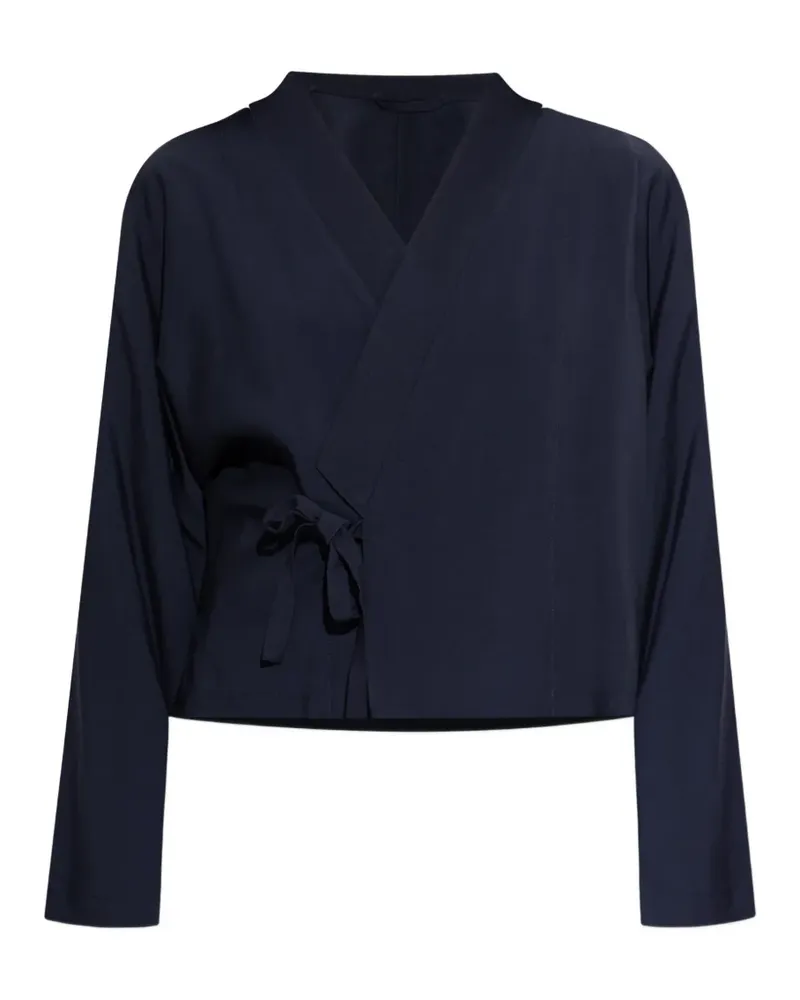 Kenzo tie-waist kimono - Blau Blau