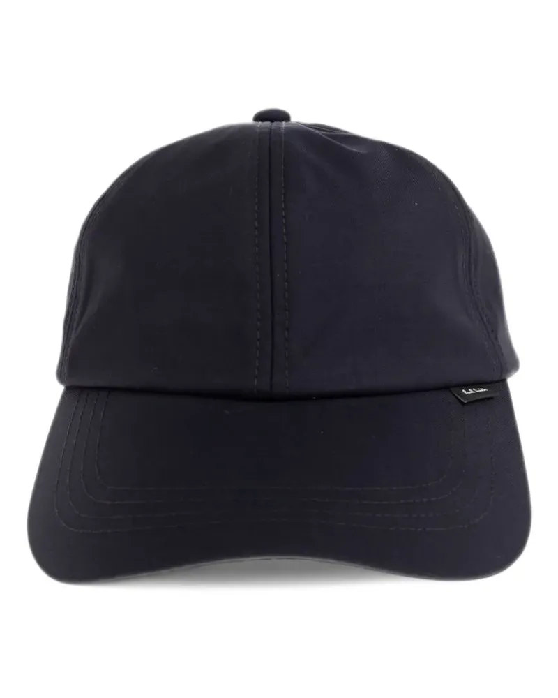 Paul Smith Marineblaue Baseballkappe mit Kontrastkrempe - Schwarz Schwarz