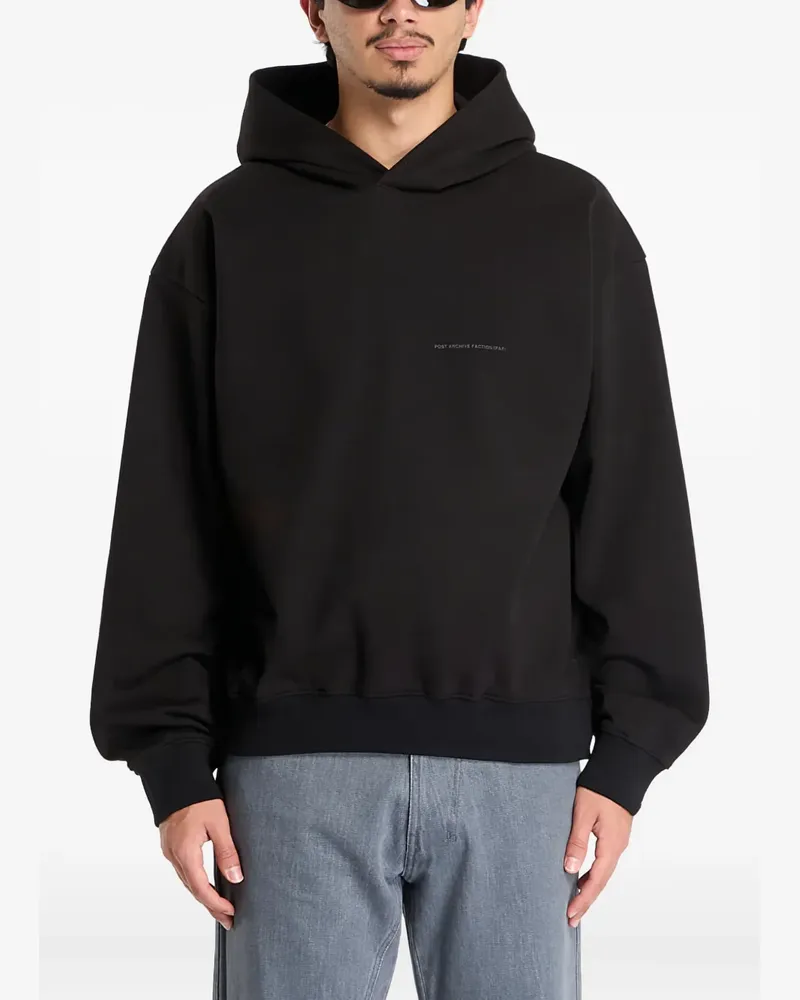 Post Archive Faction Work Hoodie - Schwarz Schwarz