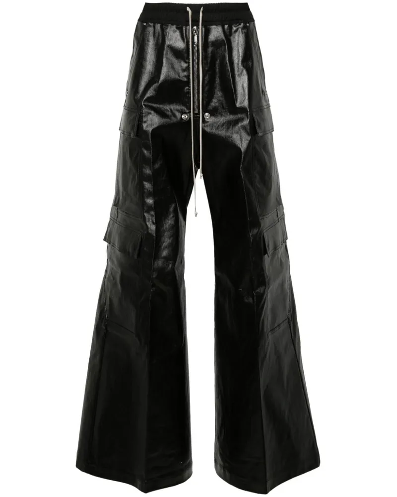 Rick Owens Cargobelas Wide-Leg-Hose - Schwarz Schwarz