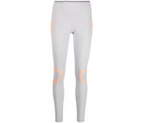 Leggings mit Logo-Streifen - Grau