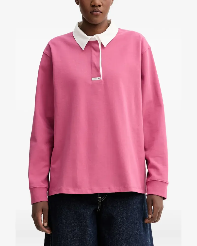 MUNTHE Klassisches Poloshirt - Rosa Rosa