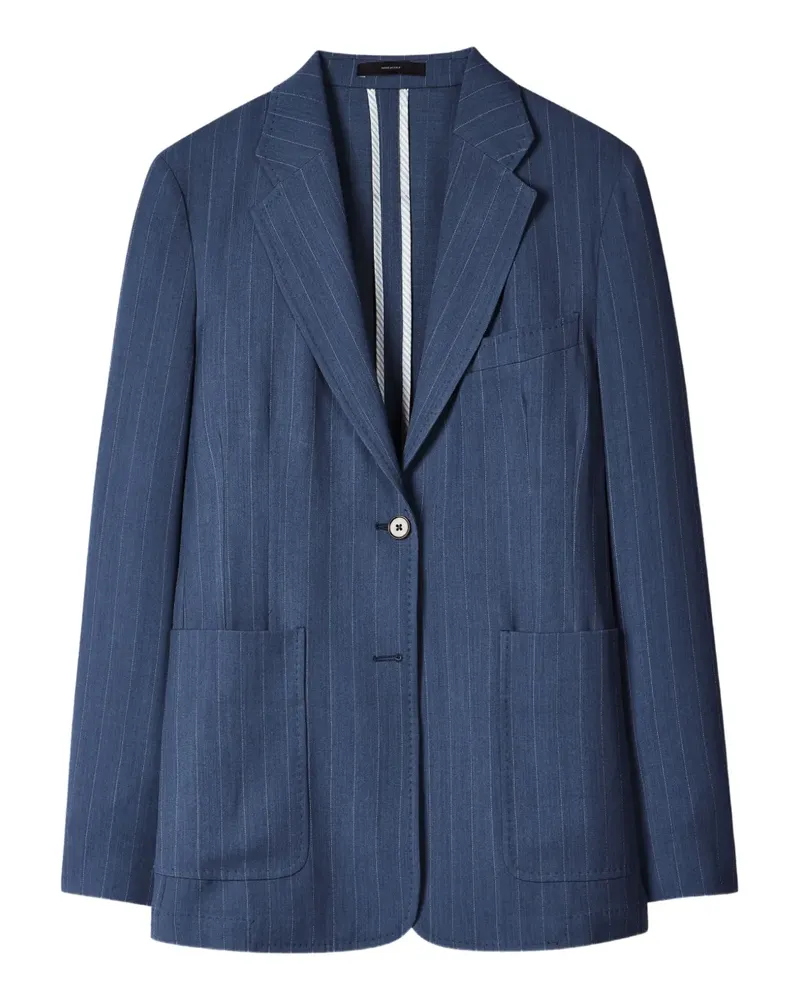 Paul Smith Sakko mit Nadelstreifen - Blau Blau