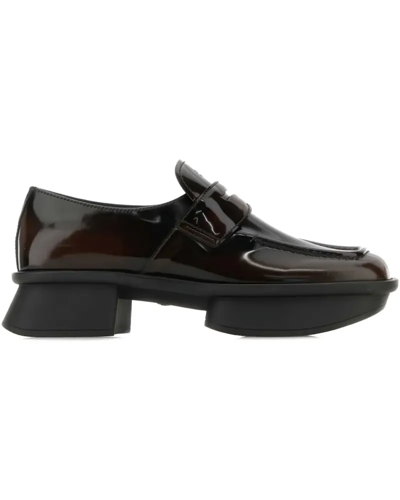 Prada Loafer aus Lackleder - Braun Braun
