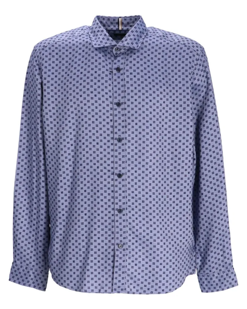 HUGO BOSS Langärmeliges Ari Hemd - Blau Blau