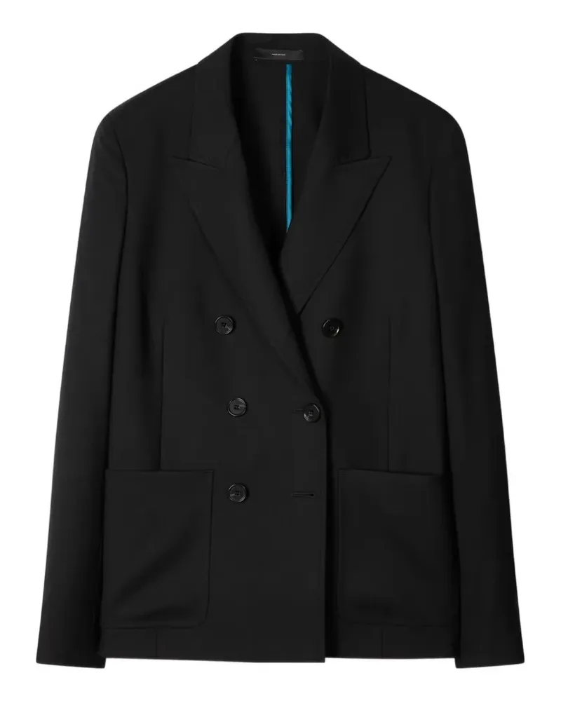 Paul Smith Doppelreihiges A Suit to Travel In Sakko - Schwarz Schwarz