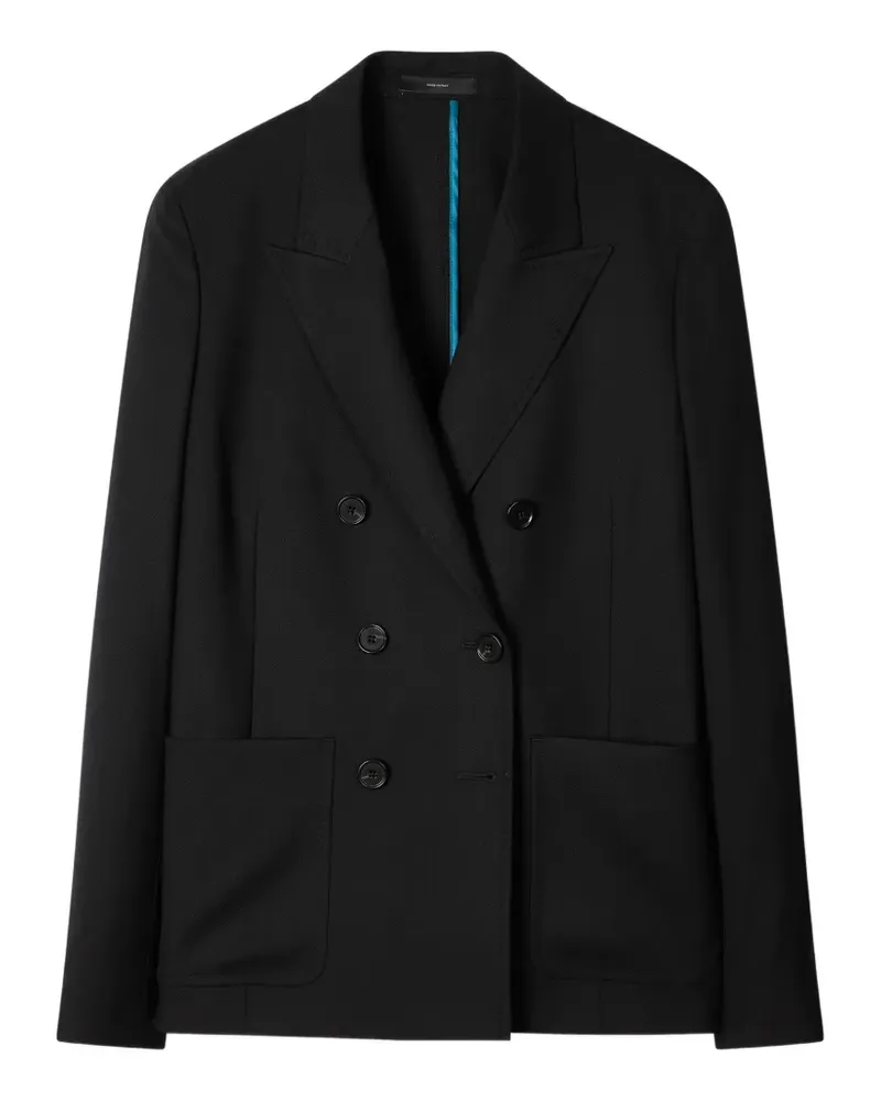 Paul Smith A Suit To Travel In double-breasted wool blazer - Schwarz Schwarz
