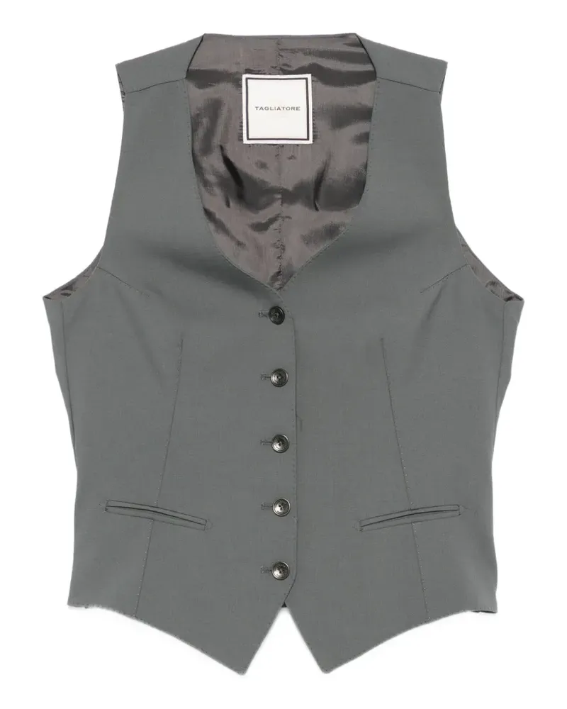 Tagliatore buttoned waistcoat - Grau Grau