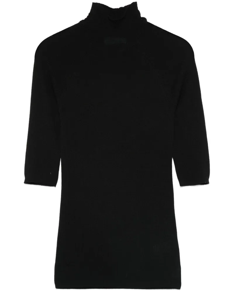 Majestic Pullover mit Rollkragen - Schwarz Schwarz