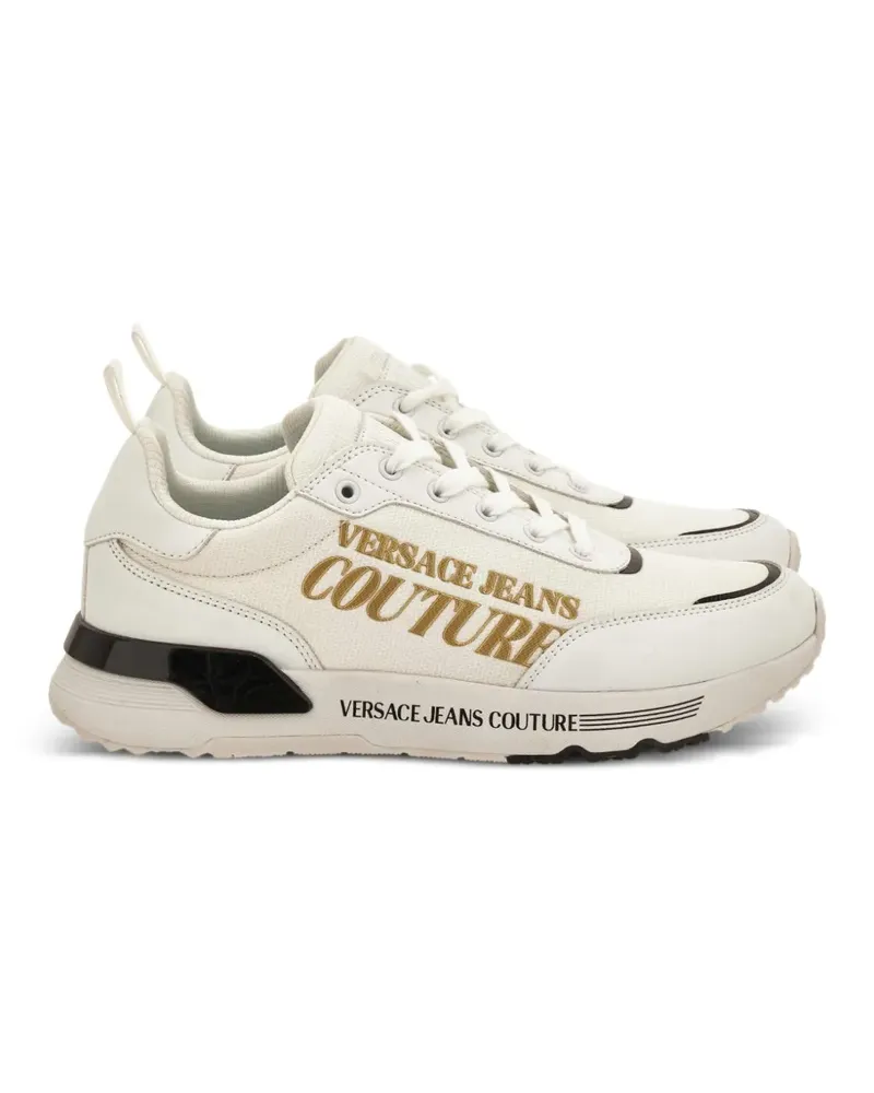 Versace Jeans Sneakers mit Logo - Weiß Weiß